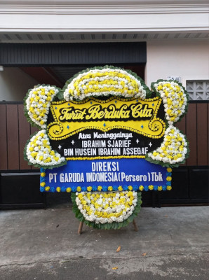 Papan Bunga Duka di Susut